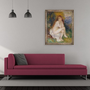 Tablou inramat - Pierre Auguste Renoir - Naiad, 50 x 60 cm - Img 2
