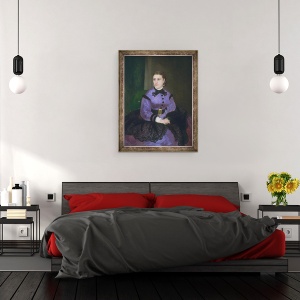 Tablou inramat - Pierre Auguste Renoir - Portret De Mademoiselle Sicot, 70 x 90 cm - Img 3