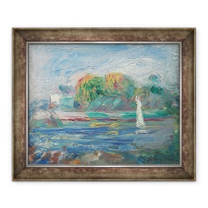 Tablou inramat - Pierre Auguste Renoir - Raul Albastru, 70 x 85 cm