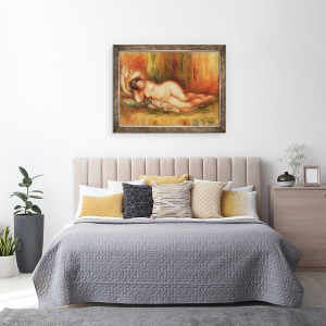 Tablou inramat - Pierre Auguste Renoir - Scaldator rabatabil, 70 x 90 cm - Img 3