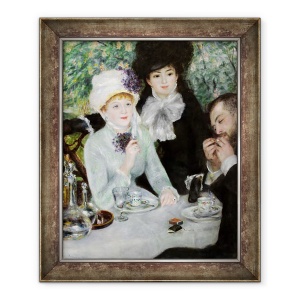 Tablou inramat - Pierre Auguste Renoir - Sfarsitul pranzului, 50 x 60 cm
