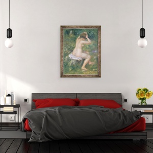 Tablou inramat - Pierre Auguste Renoir - Un scaldat, 70 x 90 cm - Img 3