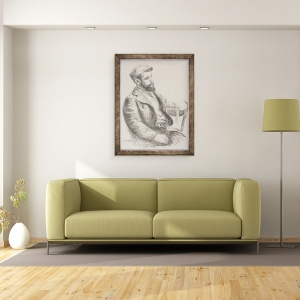 Tablou inramat - Pierre Auguste Renoir - Valtat Portrait, 60 x 80 cm - Img 2