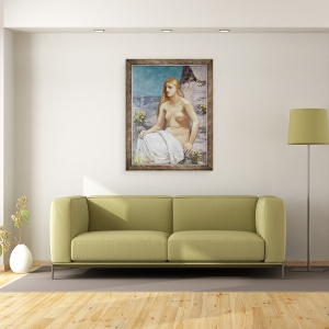 Tablou inramat - Pierre Puvis de Chavannes - Sfanta Maria Magdalena, 60 x 80 cm - Img 2