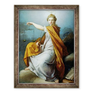 Tablou inramat - Pierre Subleyras - Justitie, 60 x 80 cm