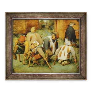 Tablou inramat - Pieter Bruegel the Elder - Cersetorii, 50 x 60 cm