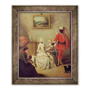 Tablou inramat - Pietro Longhi - Scrisoarea maurilor, 50 x 60 cm
