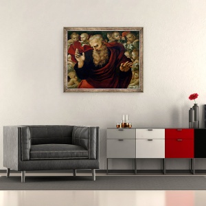 Tablou inramat - Raphael - Dumnezeu Tatal Binecuvantarea, 50 x 60 cm - Img 2