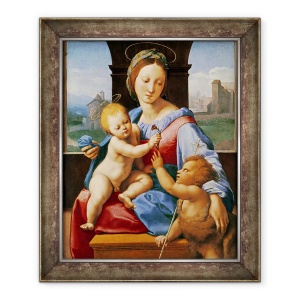 Tablou inramat - Raphael - Madonna Aldobrandini sau Madonna Garvagh, 70 x 85 cm