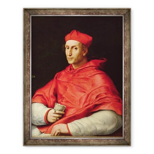Tablou inramat - Raphael - Portretul Cardinalului Dovizzi de Bibbiena 1470-1520, 70 x 90 cm