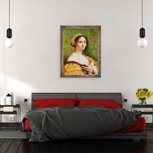 Tablou inramat - Raphael - Portretul unei tinere, 70 x 90 cm - Img 3