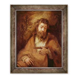 Tablou inramat - Rembrandt Harmensz van Rijn - Apostolul Simon, 50 x 60 cm