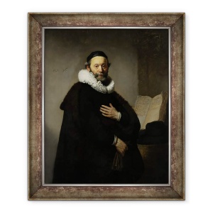 Tablou inramat - Rembrandt Harmensz van Rijn - Portret De Johannes Wtenbogaert, 50 x 60 cm