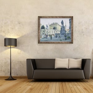 Tablou inramat - Richard Pokorny - The Albertina, 60 x 80 cm - Img 2