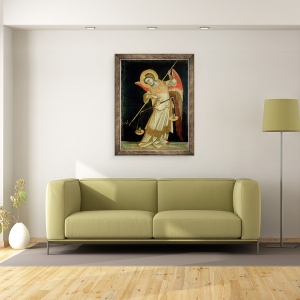 Tablou inramat - Ridolfo di Arpo Guariento - Un inger cantarind un suflet, 60 x 80 cm - Img 2
