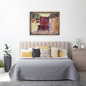 Tablou inramat - Roger de La Fresnaye - Drumul cu Acacias, 70 x 90 cm - Img 3