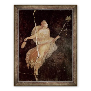Tablou inramat - Roman - Maenad, din casa navei, Pompei, 60 x 80 cm