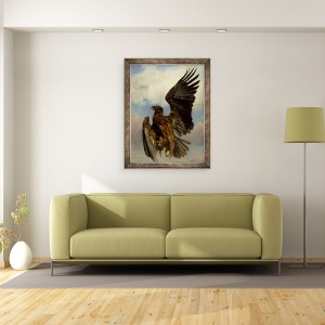 Tablou inramat - Rosa Bonheur - Vulturul Ranit, 60 x 80 cm - Img 2