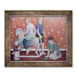 Tablou inramat - Ruth Addinall - Joaca, 70 x 85 cm