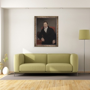 Tablou inramat - Samuel Finley Breese Morse - Eli Whitney, 60 x 80 cm - Img 2