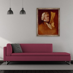 Tablou inramat - Samuel Laurence - William Makepeace Thackeray, 50 x 60 cm - Img 2