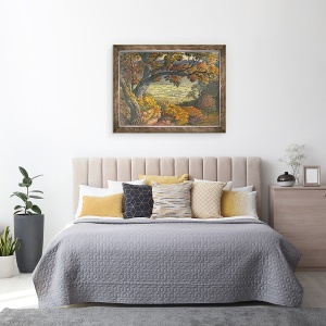 Tablou inramat - Samuel Palmer - Weald din Kent, 70 x 90 cm - Img 3