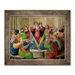 Tablou inramat - Sandro Botticelli - Coborarea Duhului Sfant, 50 x 60 cm