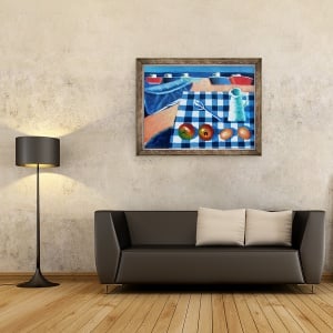 Tablou inramat - Sara Hayward - Doua oua, 70 x 90 cm - Img 2