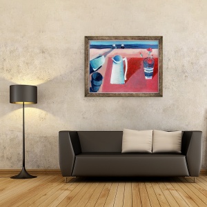 Tablou inramat - Sara Hayward - Garoafe, 60 x 80 cm - Img 2