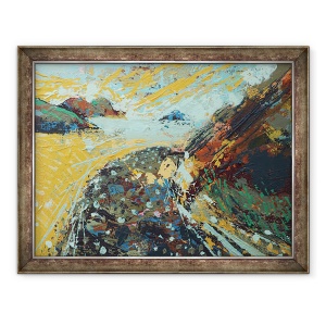 Tablou inramat - Sara Hayward - Insula I, 60 x 80 cm