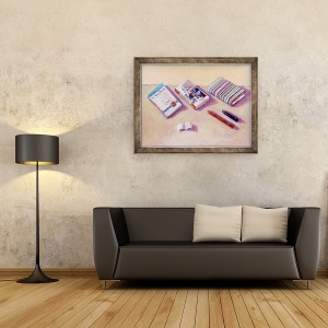 Tablou inramat - Sara Hayward - Trei Carti, 60 x 80 cm - Img 2