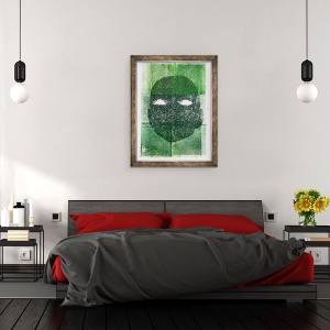 Tablou inramat - Sarah Thompson-Engels - Eyeless,2020, 60 x 80 cm - Img 3