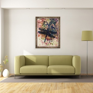 Tablou inramat - Sarah Thompson-Engels - Libelula, 70 x 90 cm - Img 2