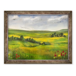 Tablou inramat - Sarah Thompson-Engels - Peisaj vara I, 60 x 80 cm