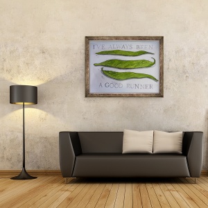 Tablou inramat - Sarah Thompson-Engels - Runner Beans, 70 x 90 cm - Img 2