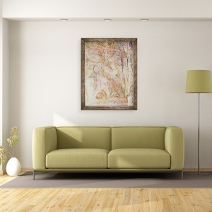 Tablou inramat - Scoala bizantina - Adorarea Magilor, 60 x 80 cm - Img 2