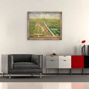 Tablou inramat - Scoala Engleza - Denham Place, Buckinghamshire, 50 x 60 cm - Img 2