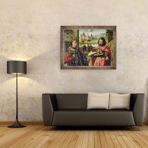 Tablou inramat - Scoala franceza - Altarul Parlamentului din Paris, 60 x 80 cm - Img 2