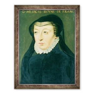 Tablou inramat - Scoala franceza - Caterina de Medici, 60 x 80 cm