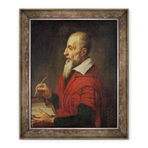 Tablou inramat - Scoala Franceza - Joseph Justus Scaliger 1540-1609, 50 x 60 cm