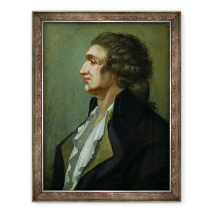Tablou inramat - Scoala franceza - Marie Jean Antoine Nicolas de Caritat 1743-94 Marquis de Condorcet, 60 x 80 cm