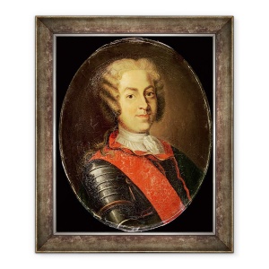 Tablou inramat - Scoala Franceza - Portret De Roland Michel Barrin, 70 x 85 cm