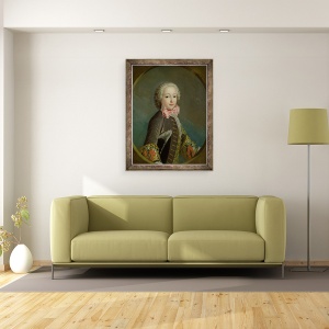 Tablou inramat - Scoala franceza - Portretul presupus a fi al Ducelui de Tresme, 60 x 80 cm - Img 2
