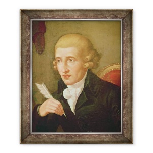 Tablou inramat - Scoala Italiana - Portretul Lui Joseph Haydn, 50 x 60 cm