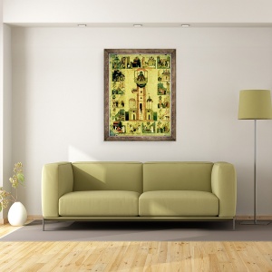 Tablou inramat - Scoala Rusa - St. Simeon, 60 x 80 cm - Img 2