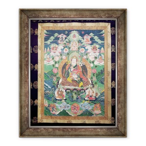 Tablou inramat - Scoala Tibetana - Tanka din Padmasambhava, 50 x 60 cm