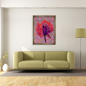 Tablou inramat - Scott J. Davis - Ceai Rose 3, 60 x 80 cm - Img 2