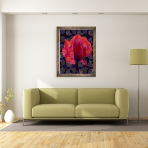 Tablou inramat - Scott J. Davis - Ceai Rose 3b, 60 x 80 cm - Img 2