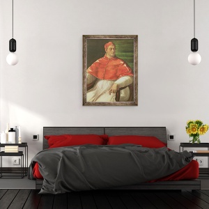 Tablou inramat - Sebastiano del Piombo - Papa Clement VII 1478-1534 c.1526, 70 x 90 cm - Img 3