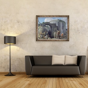 Tablou inramat - Sebastien Bourdon - Cersetorii, 60 x 80 cm - Img 2